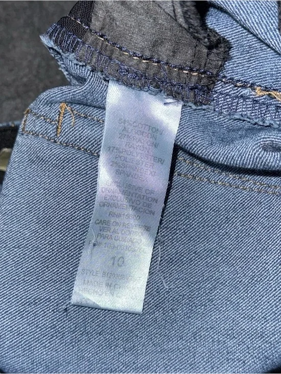 Democracy Jeans Ab Technology Ankle Skimmer Medium Blue Wash Women’s 10 Slimming - Picture 8 of 8